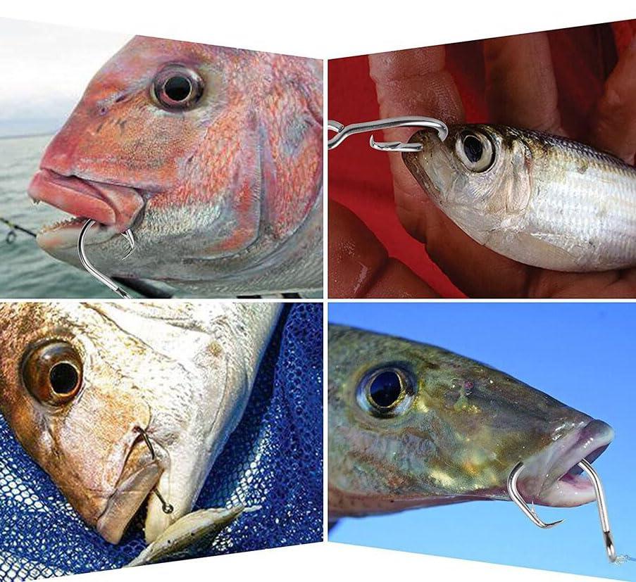 Cuoyuqie Cuoyuwie 20pcs Tuna Circle Hook Stainless Steel Saltwater Fishing Hooks Big Game 10/0-24/0 (10/0 20pcs)