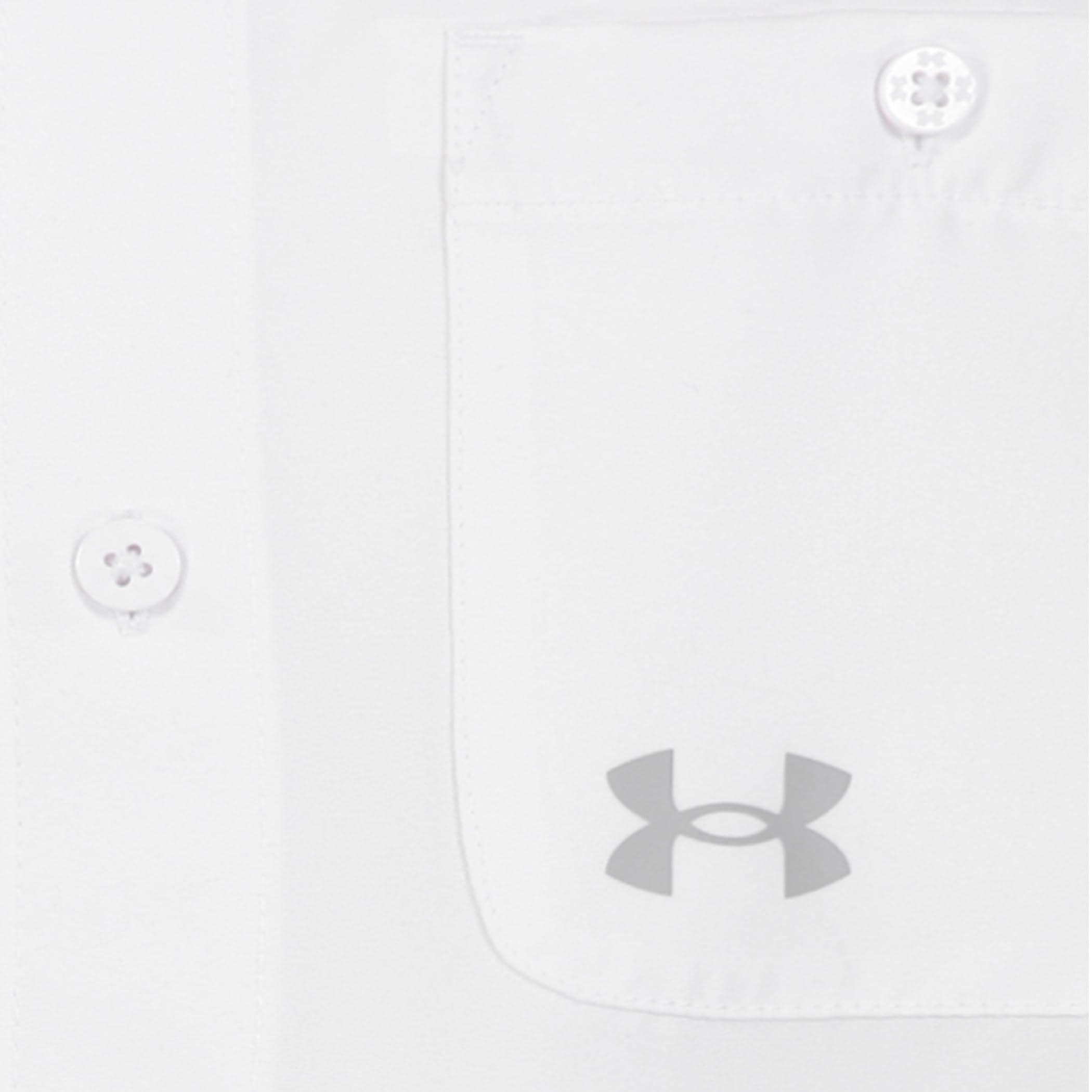 Under Armour Under Armour Drift Tide Fish Shirt, White - Stretch, YM