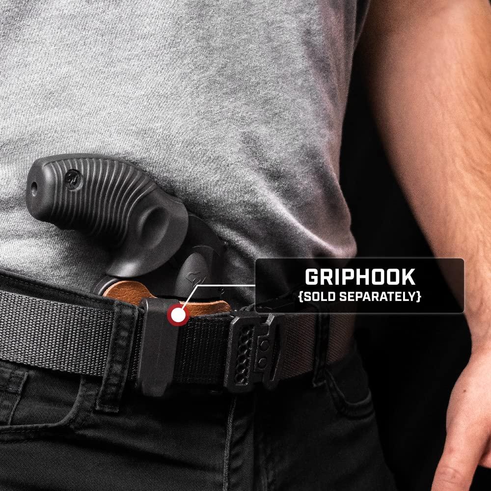 Tulster Tulster RATH IWB Kydex Revolver Holster fits: Smith & Wesson Bodyguard 1.9" .38 Special | Ambidextrous Inside The Waistband Appendix Concealed Carry