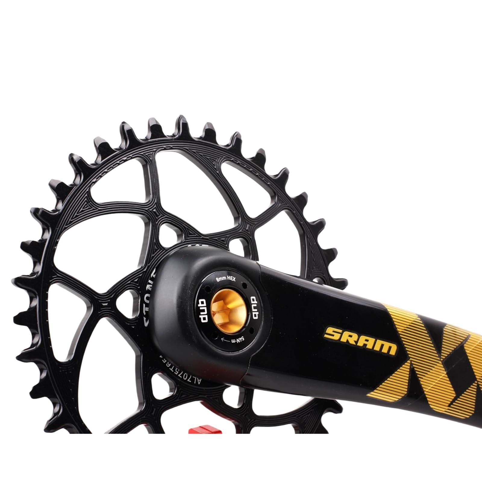 DJC Components DJC Components Stone Bike Chainring 3mm Offset Round Direct Mount for Sram Boost 148 GXP X9 X0 XX1 X01 28t to 40T (28T)