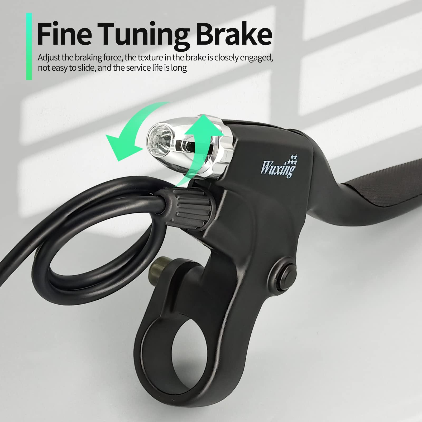 MUSELK MUSELK Electric Bicycle Brake Lever With 2-Pin Male Connector, Cut Off Power When Braking, for E-Bike or Scooter Accessories (115PDD-3PIN-WP)