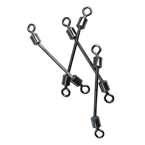 unclesportinfof unclesportinfof Fishing Sinker Connector Lead Pieces Seat for Crappie Bass Carp Fishing (L-100 Pieces)