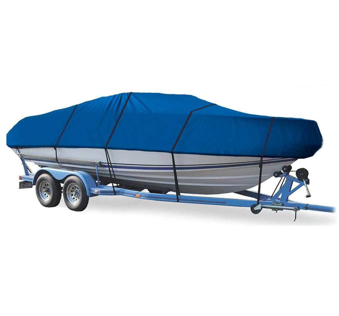 SBU Blue Boat Cover Compatible for SEA Hunt Escape 186 W/O BOWRIDER 2003-2012, Travel Storage Mooring