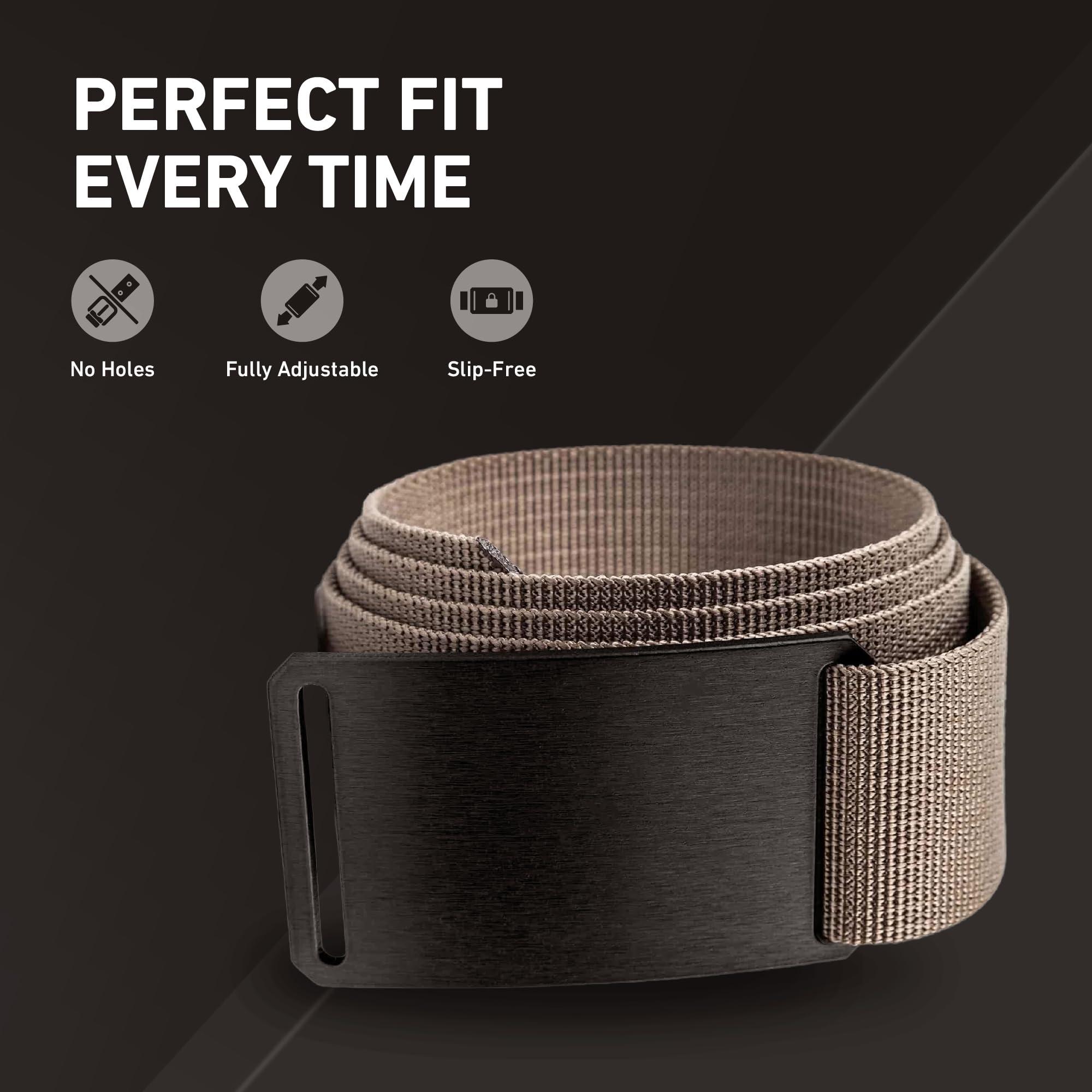 GRIP6 GRIP6 Ninja Belt: Durable Belts for Men & Women, Versatile Nylon Tactical Belt for Work, Golf, Casual & Outdoor Use