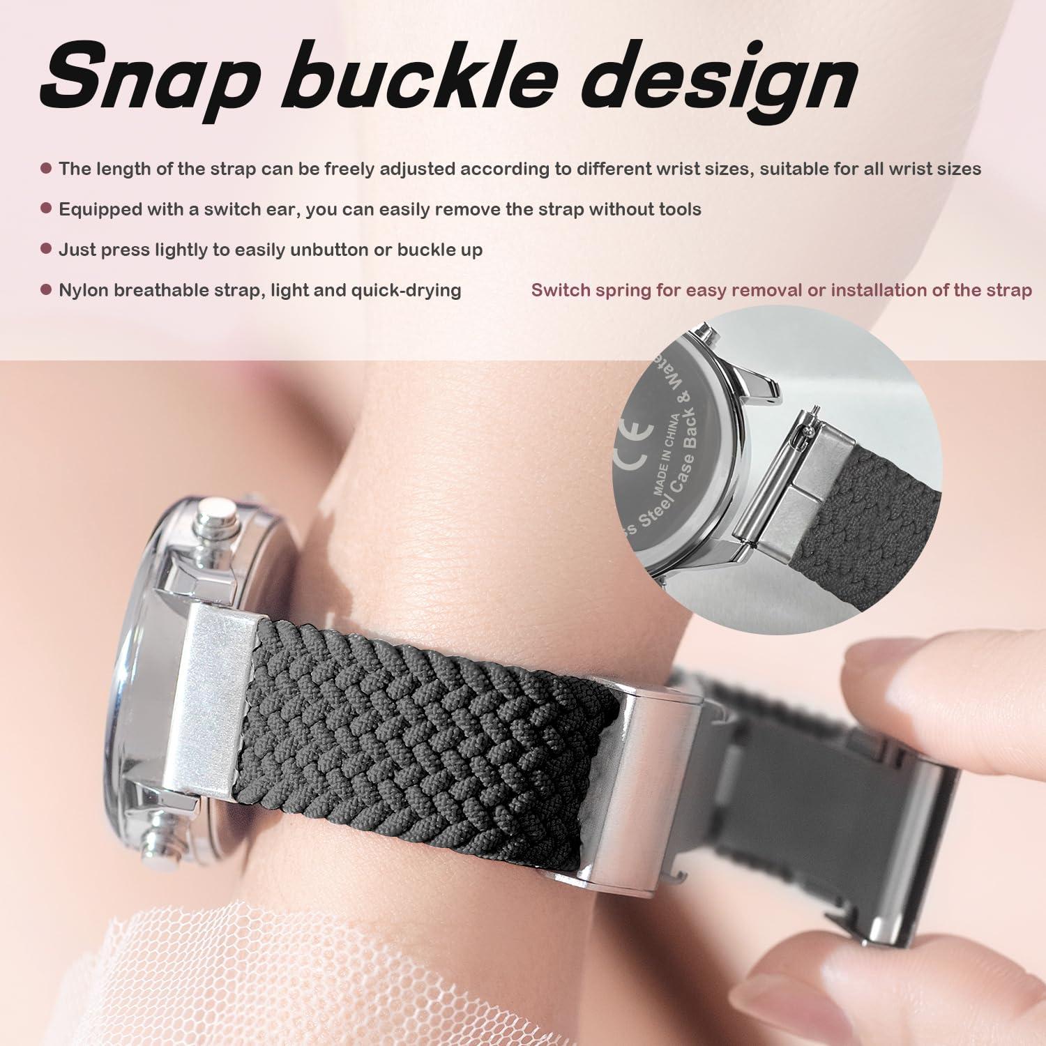 Hearkent Ladies Pedometer Watch for Walking-Step Tracker Watch with Calories Counter-Non Bluetooth Pedometer Watches-LCD Large Numbers-30M Waterproof Watch-Wrist Watch Step Counter for Women(Red)