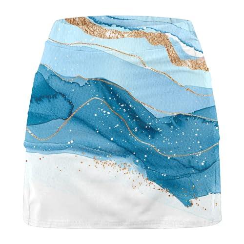 Generic Generic Skorts for Women with Pockets Plus Size Athletic Gym Workout Skirt Tummy Control Running Tennis Golf Workout Shorts, 3X-Large