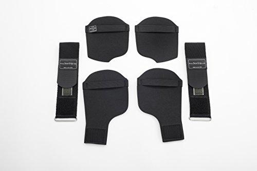 NewGrip NewGrip ThickGrips | Double Thick Weight Lifting Gloves for Body Building, Heavy Weights & Olympic Lifting | Heavy Duty Workout Gloves with Wrist Support (Small (Under 5\'4\"))