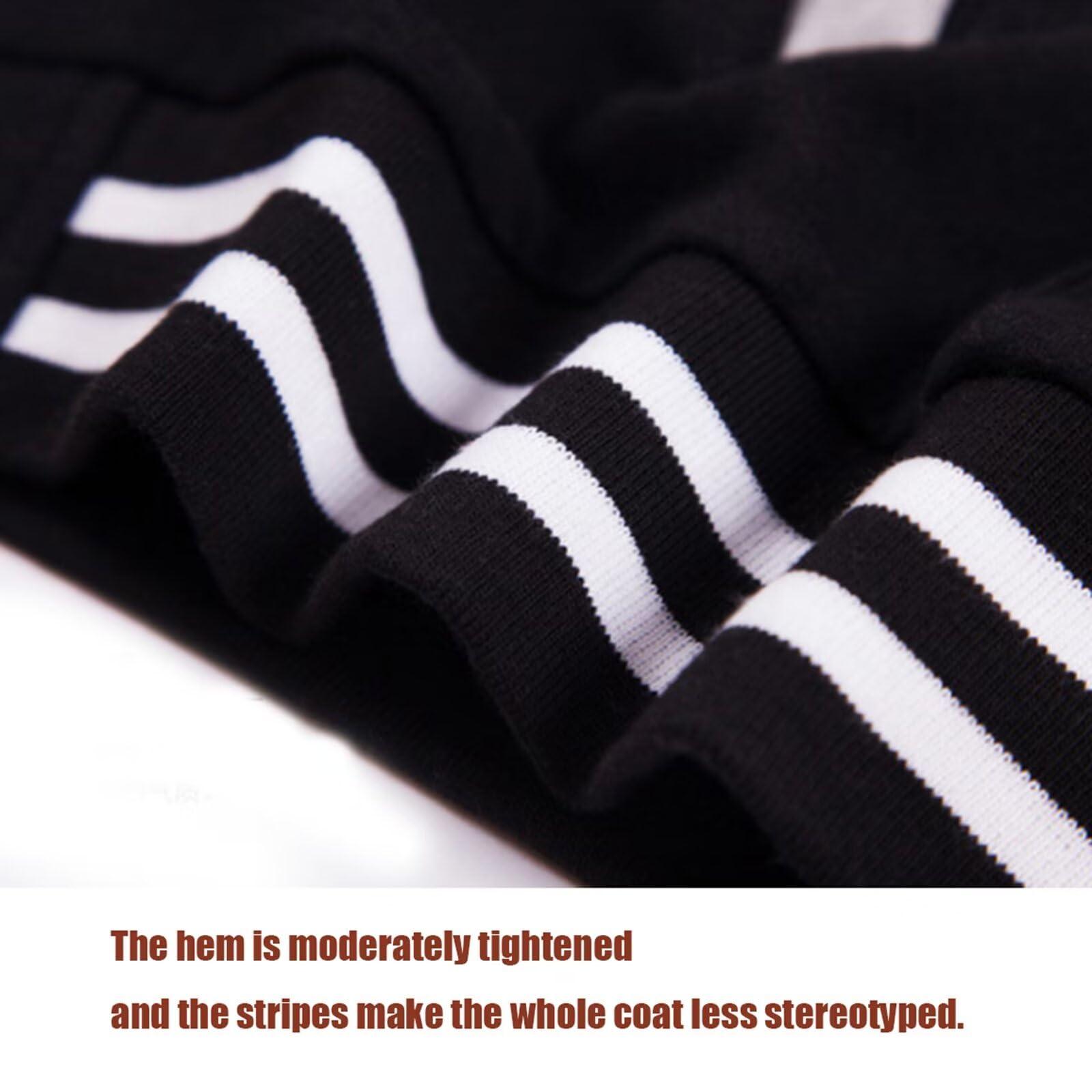 DHSPKN DHSPKN Men's Varsity Baseball Jackets Causal Slim Fit Varsity Letterman Jacket Boys Bomber Jackets Black XXS