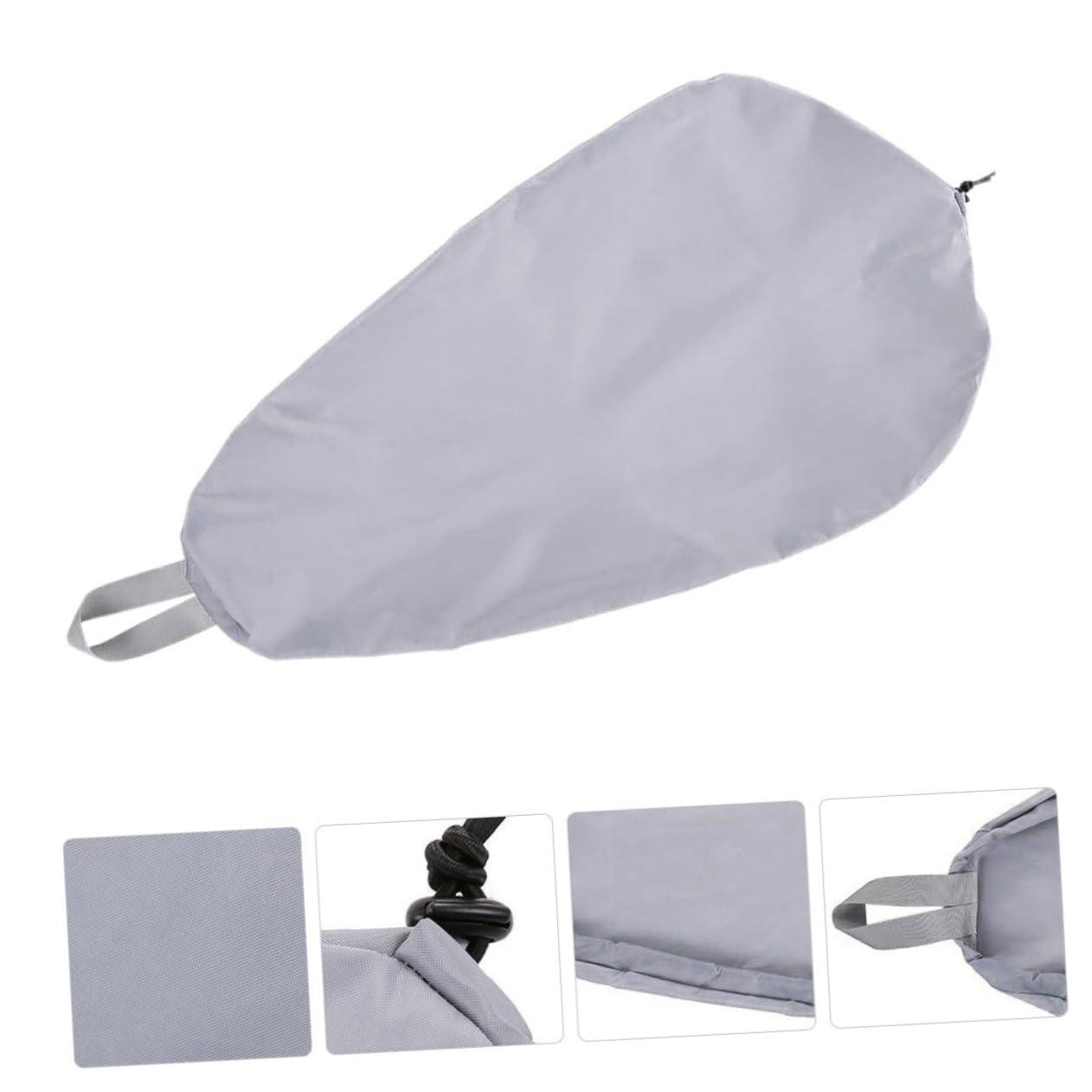 BESPORTBLE BESPORTBLE 2pcs Kayak Cover Kayak Supplies Sun-Proof Cover Kayak Plug Canoe Cover Dry Bags Waterproof Sunblock Kayak Boat Seat Kayaks Sun Protection Cover Polyester Silver Coated Cloth