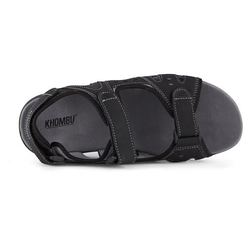 Khombu Khombu Men's Walport Sandal, Black, 13