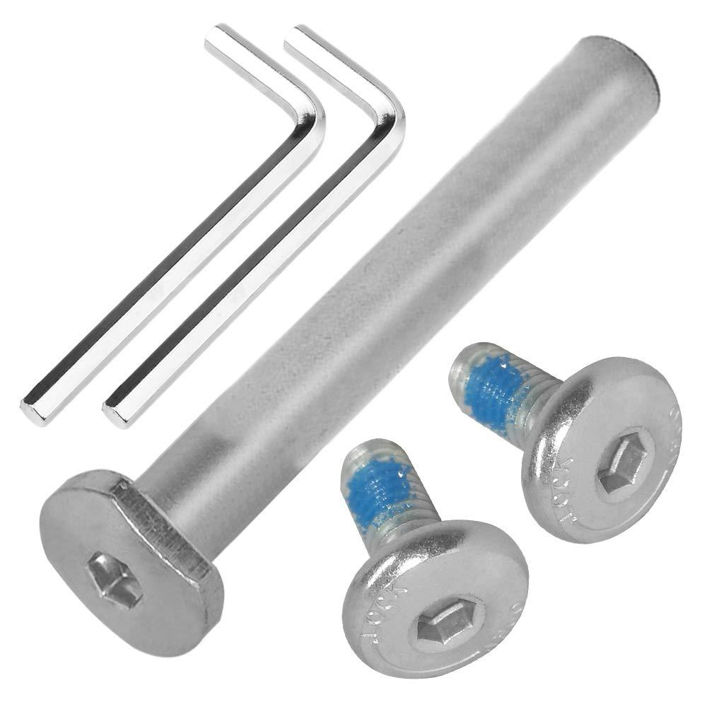 OTFAITP OTFAITP Hex Lock Male and Female Front Rear Kids Scooter Parts M8x73mm Screws for 2-3-4-Wheel Kick Scooters Axles Repair Tools (73 * 8mm)