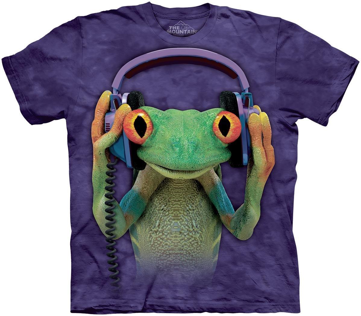 The Mountain The Mountain Dj Peace Adult T-Shirt, Purple, Small