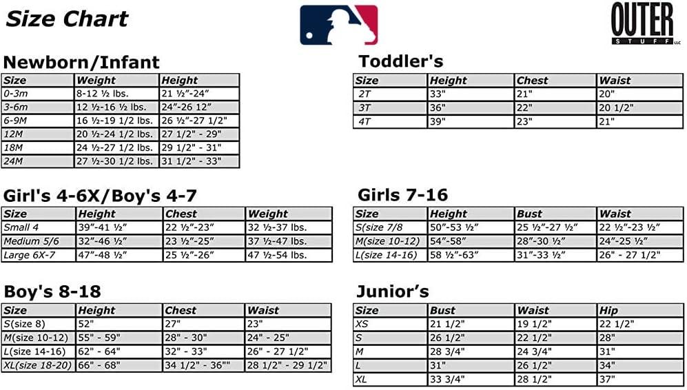 Outerstuff Outerstuff MLB Officially Licensed 0-24 Months City Headline Arch Logo Creeper Bodysuit Romper (Atlanta Braves - Navy, 3/6 Months)