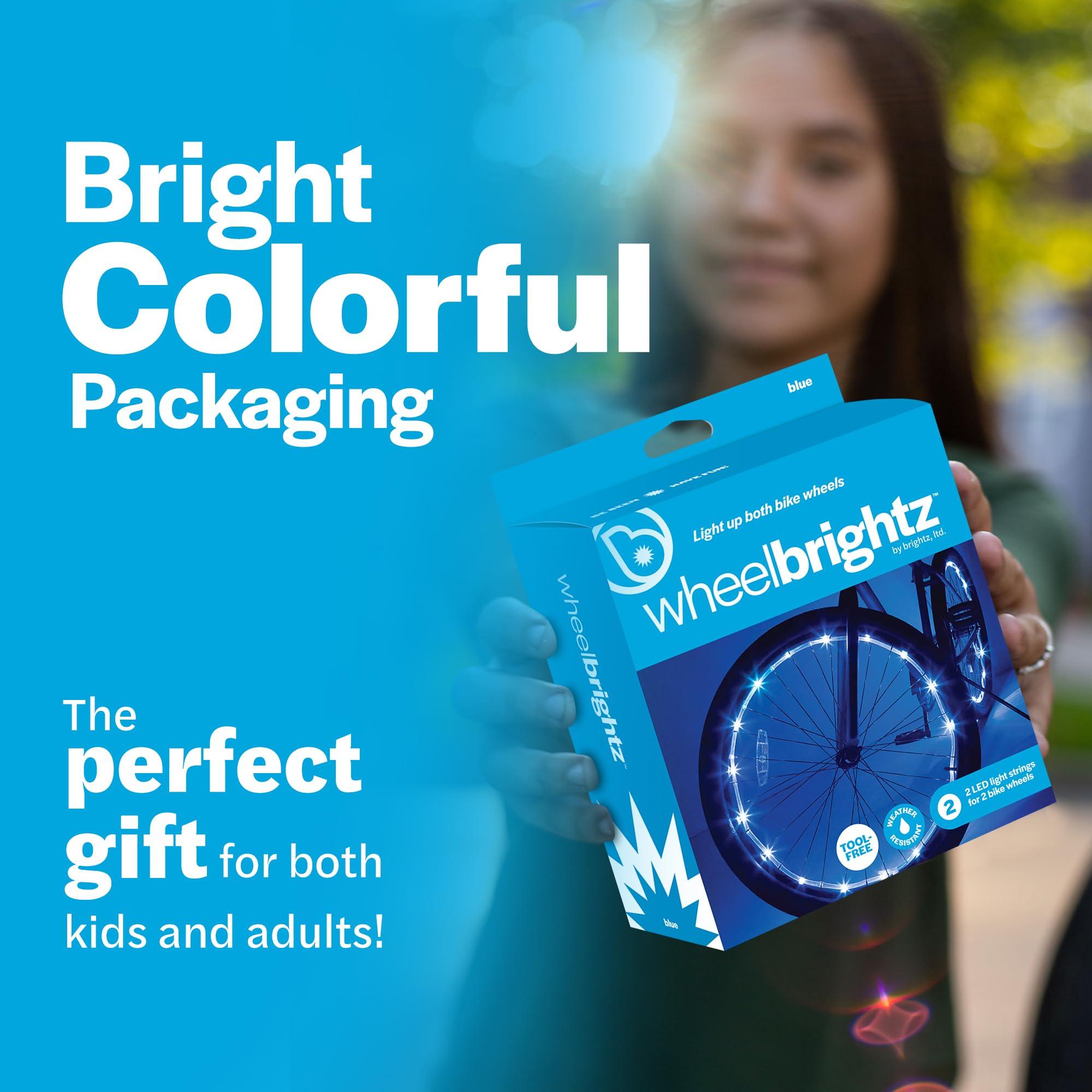 Brightz Brightz BellBrightz LED Light Up Bike Bell & WheelBrightz LED Bike Wheel Lights Bundle - Fun, Colorful, and Safe Bicycle Accessories for Kids and Adults - Easy to Install, Durable, & Weather-Resistant