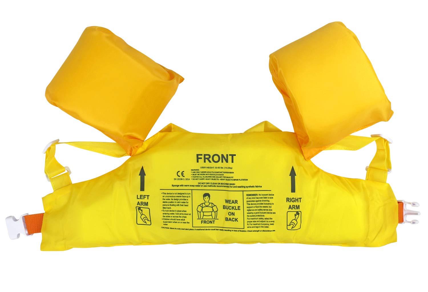 Gogokids Gogokids Kids Swim Vest, Toddler Floaties for 30-50 lbs/2-6 Years Old Girls and Boys, Float Swimwear with Shoulder Strap