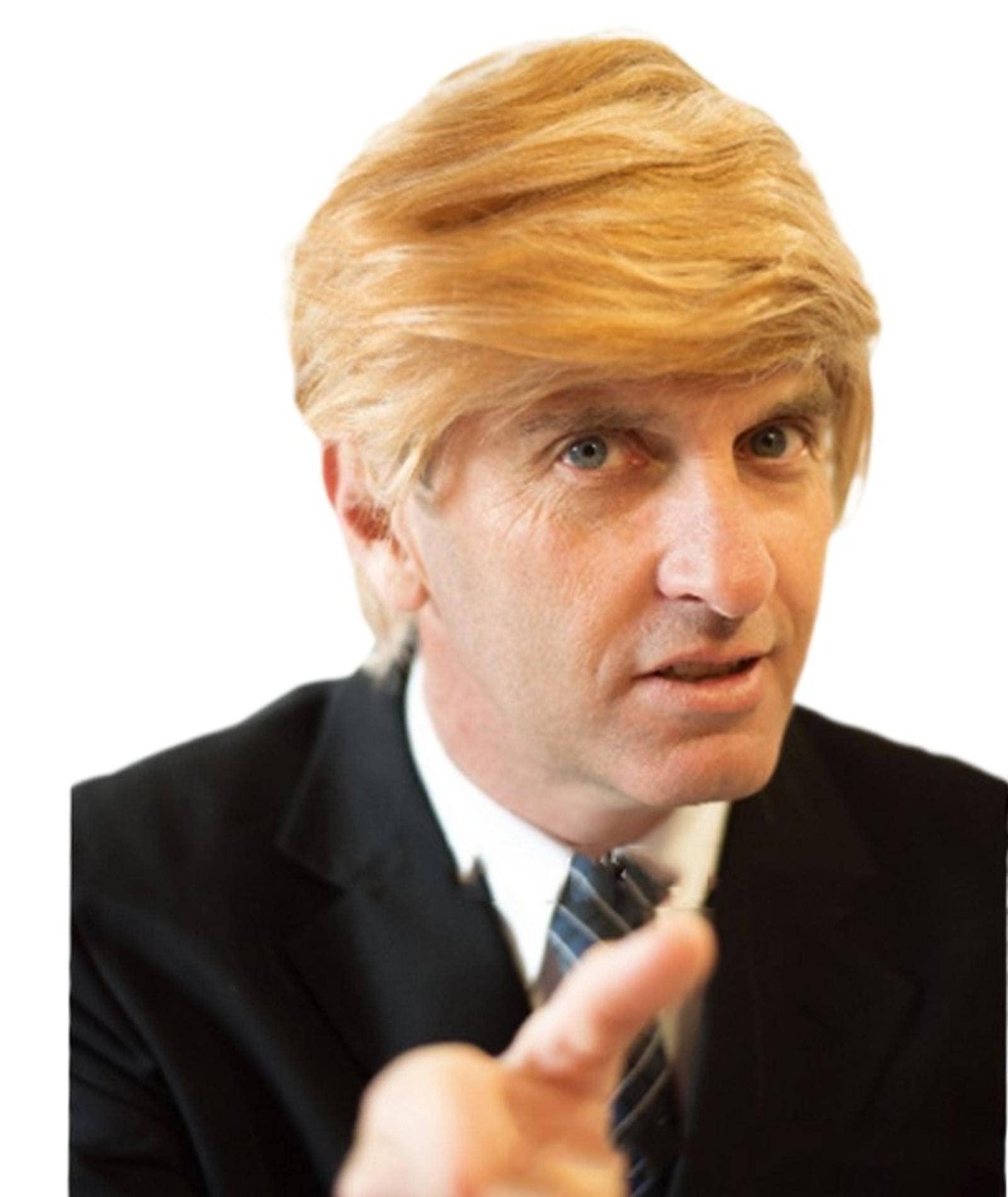 N\\A NA Golden Yellow Wig, Wig with Bangs Heat Resistant Synthetic Costume Party Wig