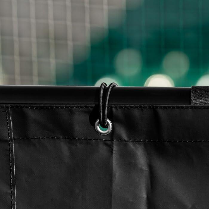 FORZA FORZA Mini GK Ball Deflector | Premium Goalkeeper Training Equipment Customizable Options for Versatile Practice, Includes Carry Bag (with Wheels, Slight Screen + Ramp + Tassels)