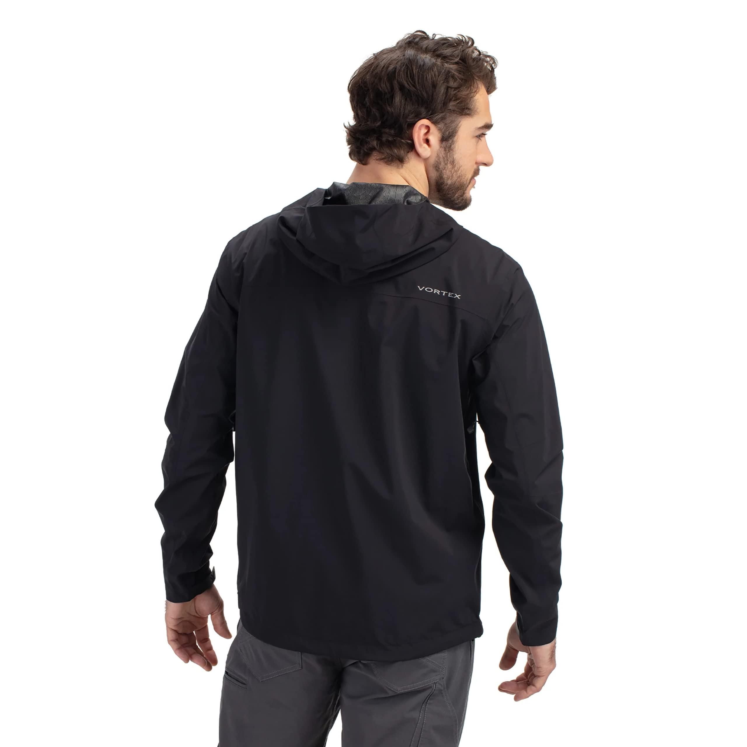 Vortex Vortex Optics Men's Cloud Shaker Rain Jackets (Black, Medium)