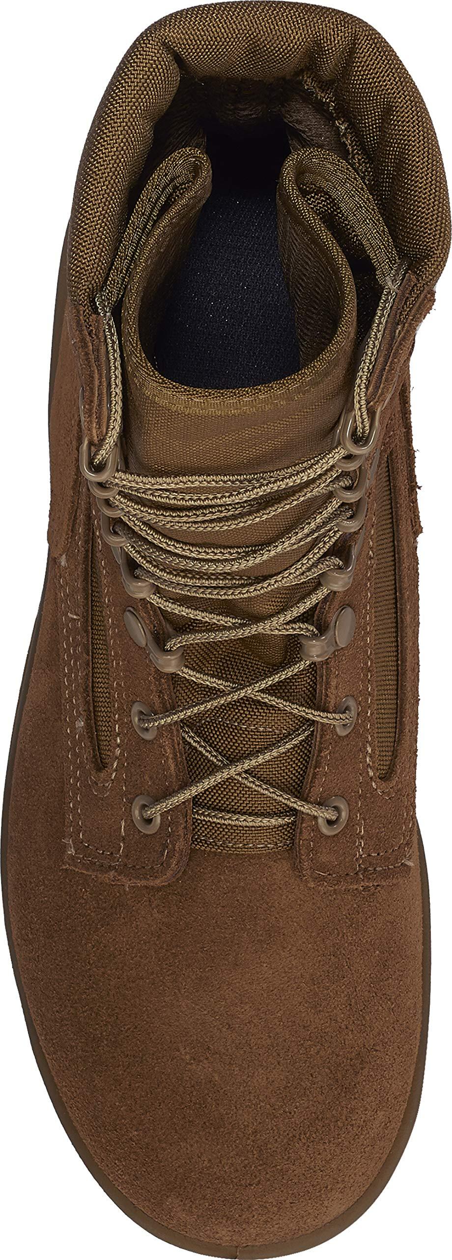 B Belleville Arm Your Feet B Belleville Arm Your Feet 550 ST 8 Inch USMC Hot Weather Steel Toe Boots (EGA) - Mojave Cattlehide Leather Combat Boots for Men, Safety Rates For Electrical Hazard Resistance (EH), Mojave - 9.5 R