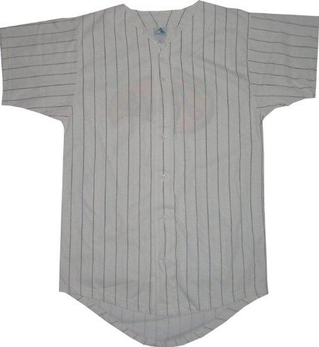The Warriors The Warriors Furies Pinstriped Baseball Jersey (Mens Large) White