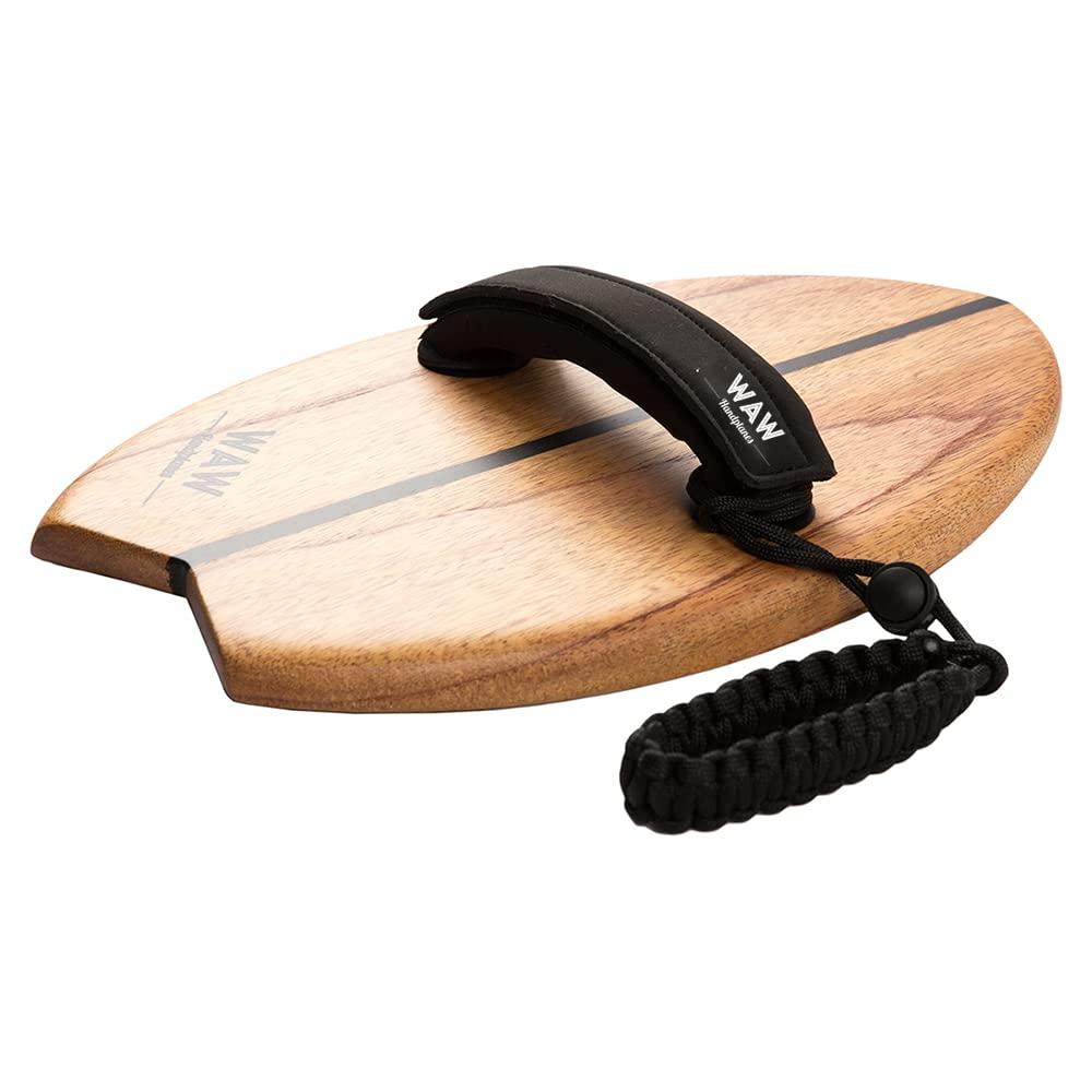WAW Handplanes WAW TimberFish Bodysurfing Handplane, Handboard, Body Surf Plane, Hand Surfer, Hand Paddle, Sustainable Timber