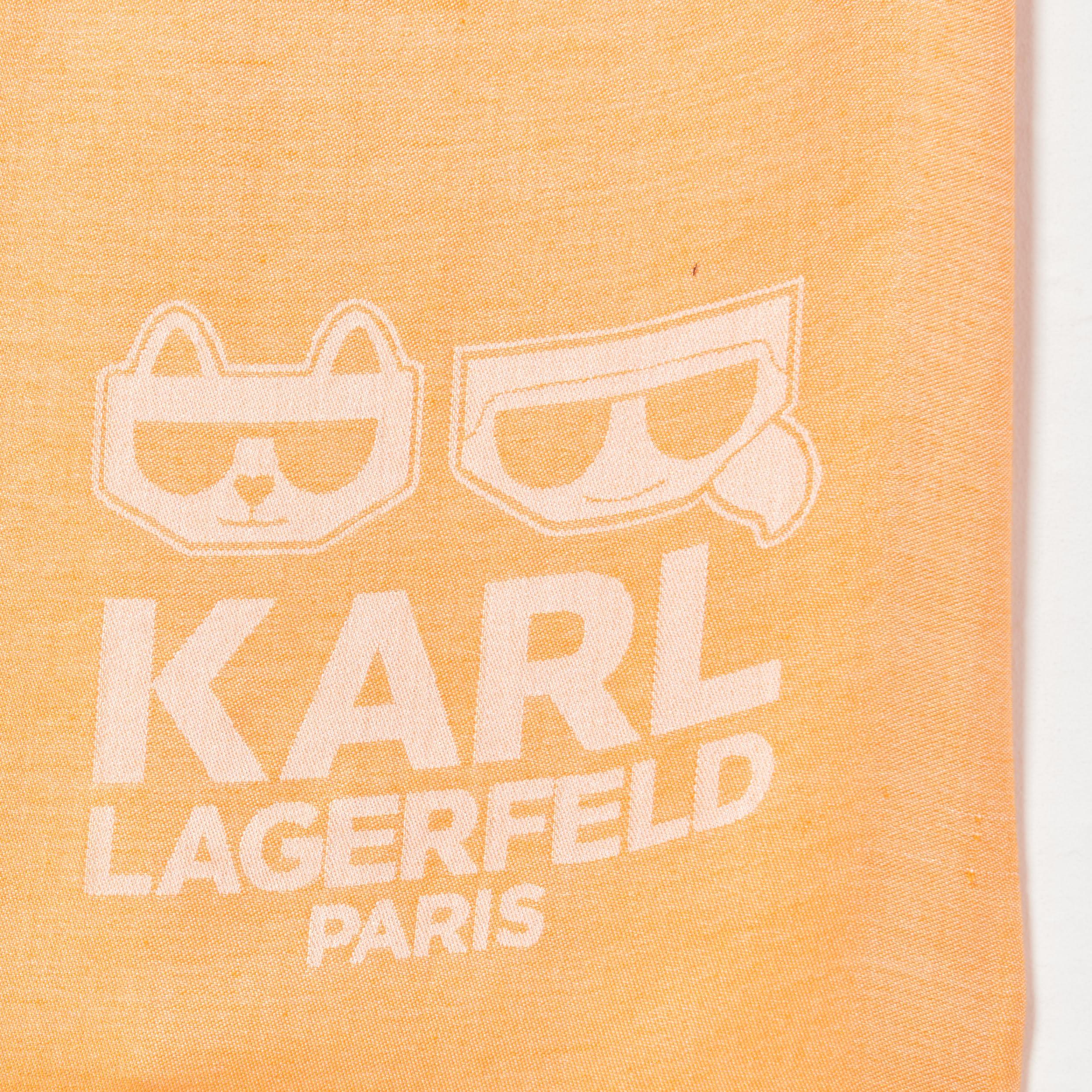 KARL LAGERFELD Karl Lagerfeld Paris Women's Accessories Scarf,Marmalade,0S