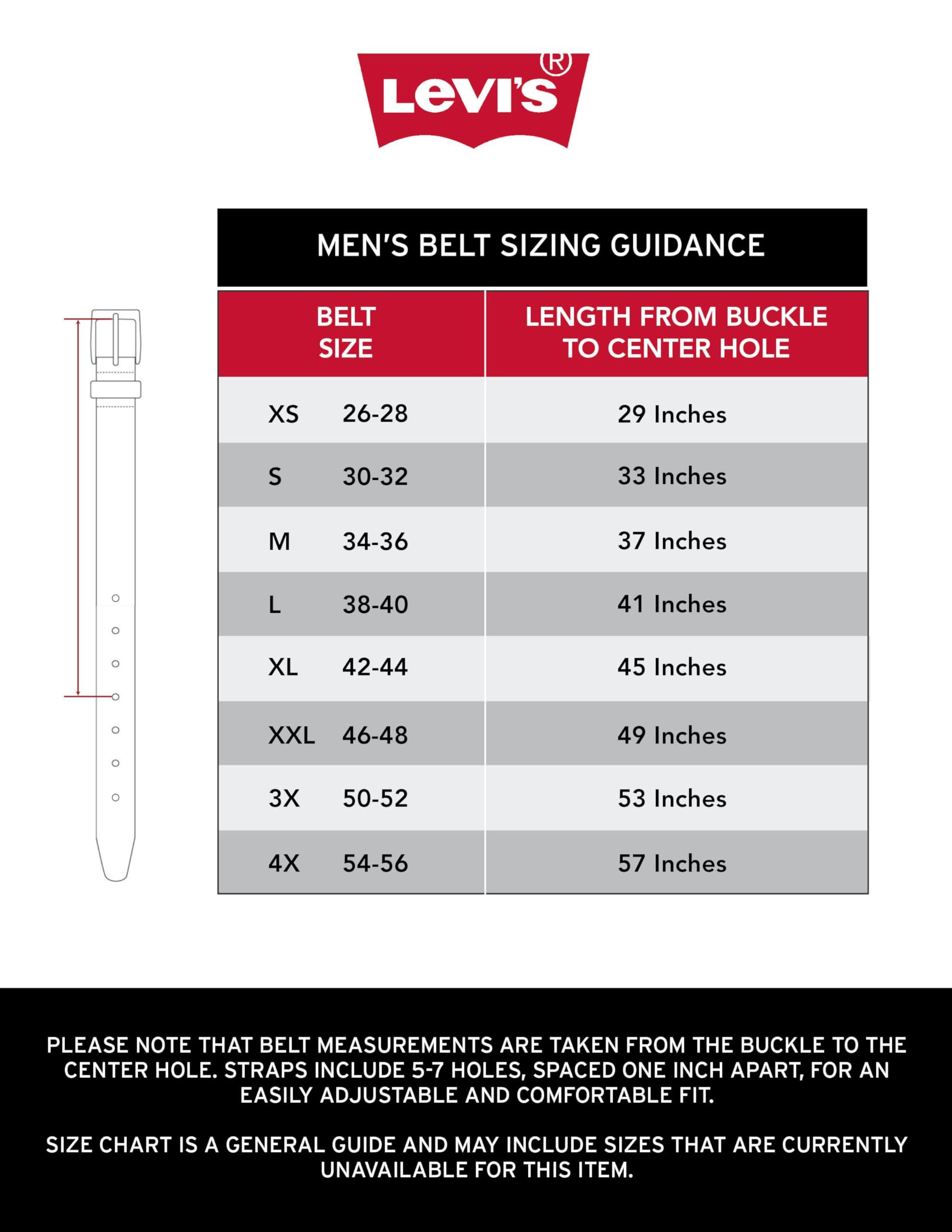 Levi's Levi's Men's Leather Belt With Antiqued Buckle,Black,36