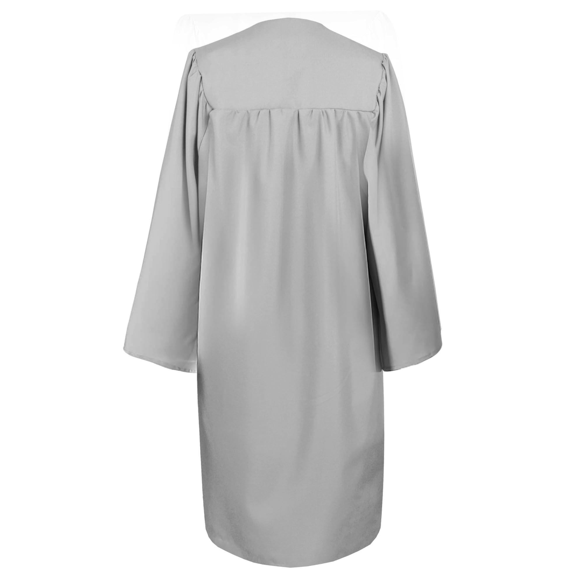 Misscom Misscom Adult Matte Choir Robe for Church Judge Robe Costume Unisex Graduation Gown