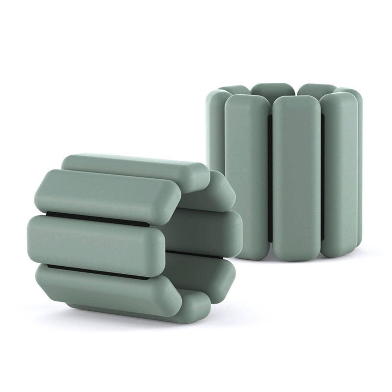 KOLAAZRE KOLAAZRE Silicone weight-bearing bracelet factory customized sports weighted bracelet running leg ring yoga fitness bracelet, 1KG, pink