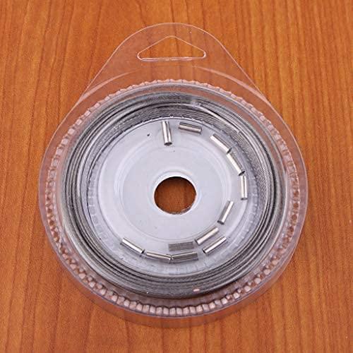 NineFit Basics Stainless Steel Fishing Fishing Line Stainless Steel Lead Wire 10LB 20LB 30LB 40LB 50LB 60LB 80LB 100LB 120LB 140LB 160LB 200LB (30LB)