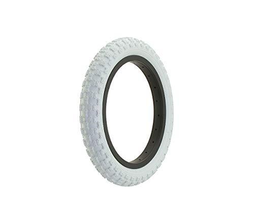 Alta Alta Bicycle Tire Duro 14\" x 2.125\" Comp 3 Thread Bike Tire, Multiple Colors (White)