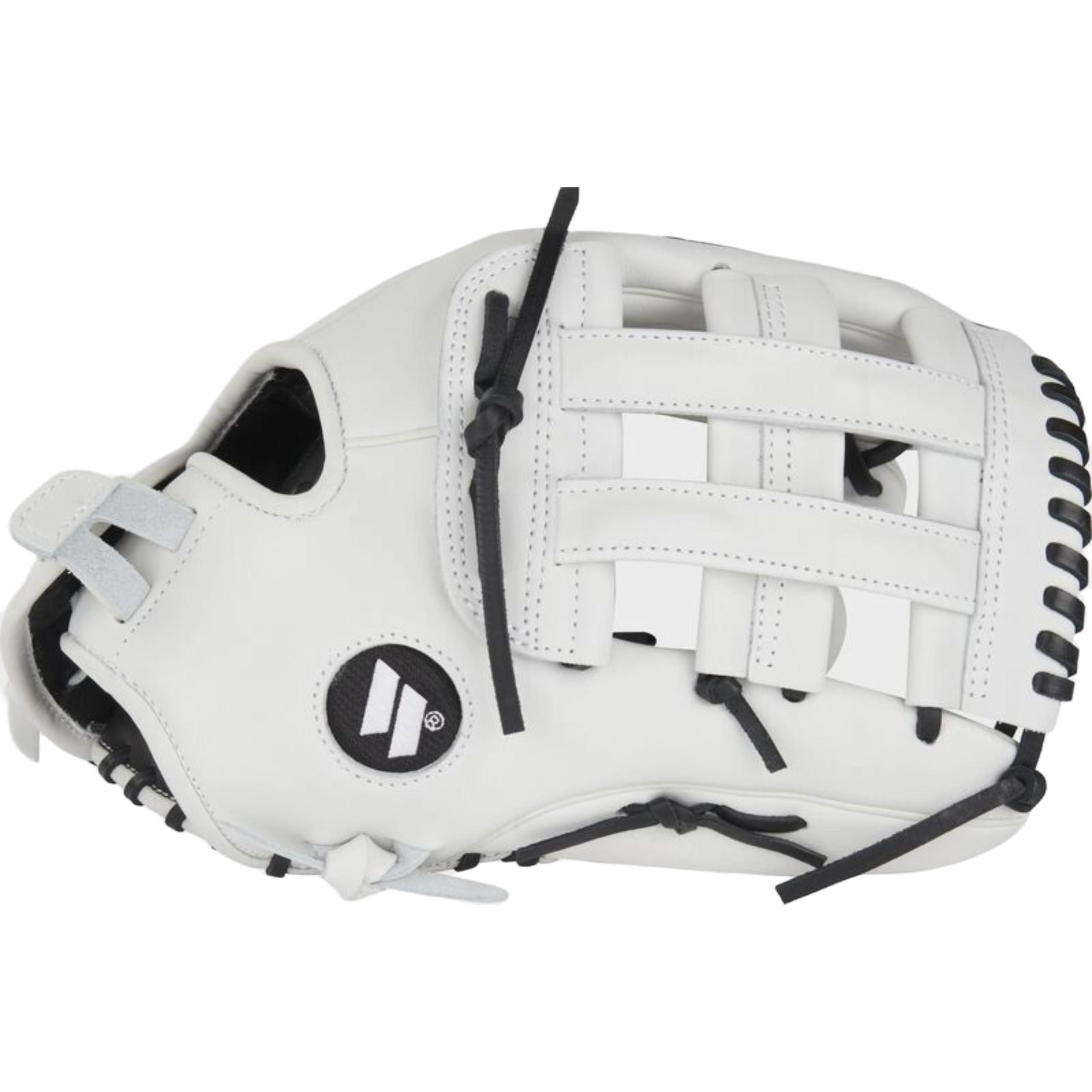 Worth Worth | FREEDOM SERIES Slowpitch Softball Glove | 13 Inch | White/Black | Left Hand Throw