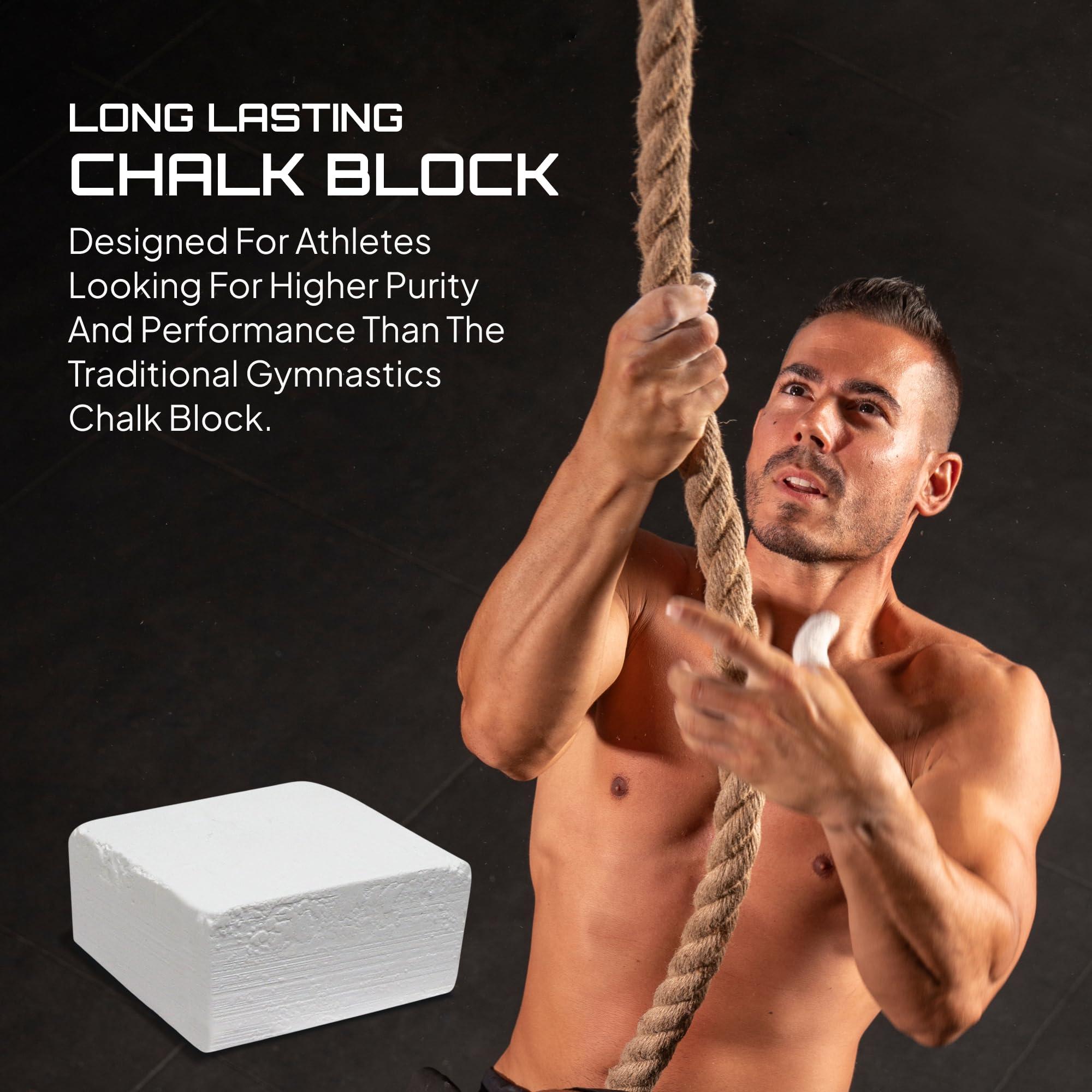 Beasty Chalk Beasty Chalk Gym Chalk Block 2 oz (1-Pack) High-Grip Chalk for Gymnastics, Rock Climbing, Weightlifting, Pull-Ups, Deadlifts, Kettlebells, Pole Fitness & More
