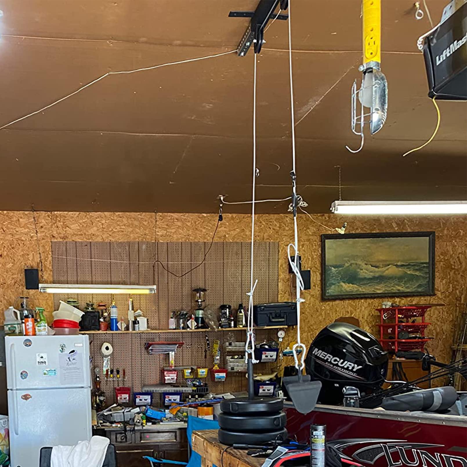 Luwint Luwint Ceiling Mount Fitness Pulley System, LAT Pulldown Attachments for DIY Home Gym Garage