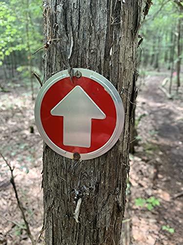 Wild Drifter Wild Drifter Trail Markers - Bright Reflective Trail Marker Pack of 24, Easy to Mount, Mark Your Trees for Hunting, Hiking, Camping, and More. (Red, 24)