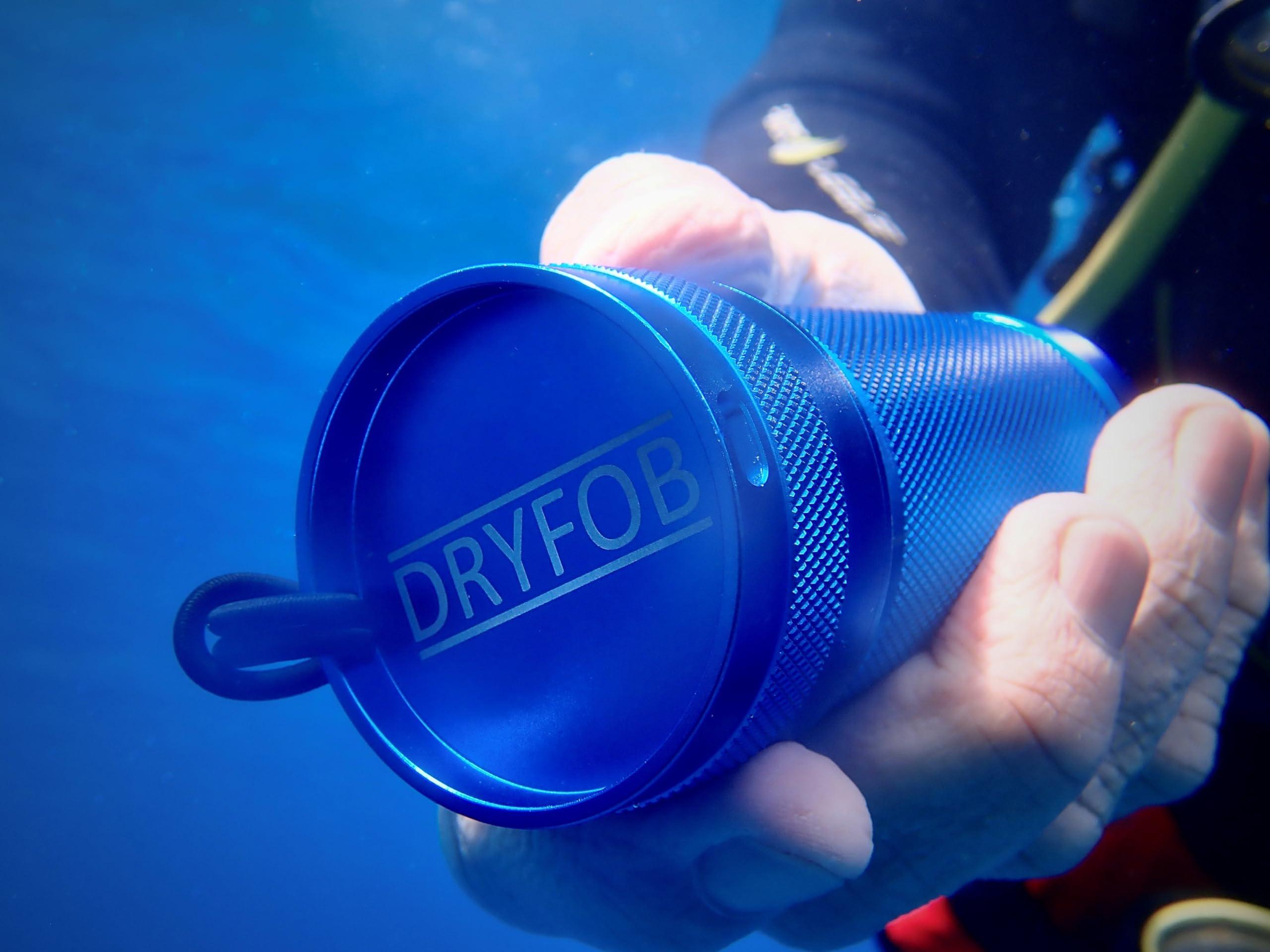 DRYFOB DRYFOB Waterproof Car Key Container, Case, Holder - for Scuba Diving and Watersports. Rugged Aluminum. Rated to 330ft(100m)