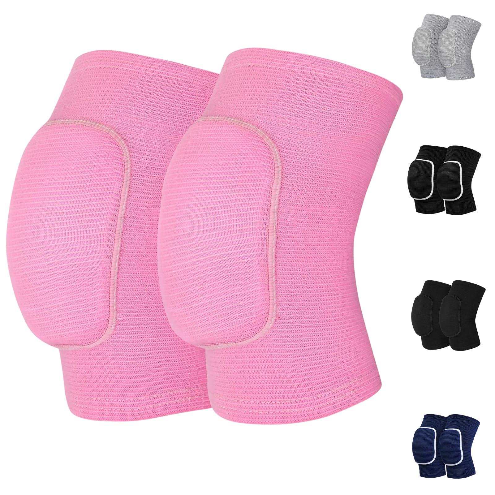 HISFFOG HISFFOG Volleyball Knee Pads for Women, Men, Youth, Girls, Kids, Knee Brace for Volleyball Basketball Football Dance Yoga Tennis Running Cycling Workout Climbing Wrestling