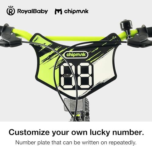 RoyalBaby Chipmunk Kids Bike Toddlers 12 14 16 18 Inch Wheel Bicycle Beginners Boys Girls Ages 3-11 Years, Multiple Color Options