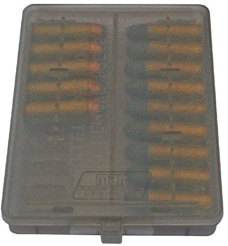 MTM MTM 18 Rounds 45 Cal Case-Gard Ammo Wallet (Clear Smoke)