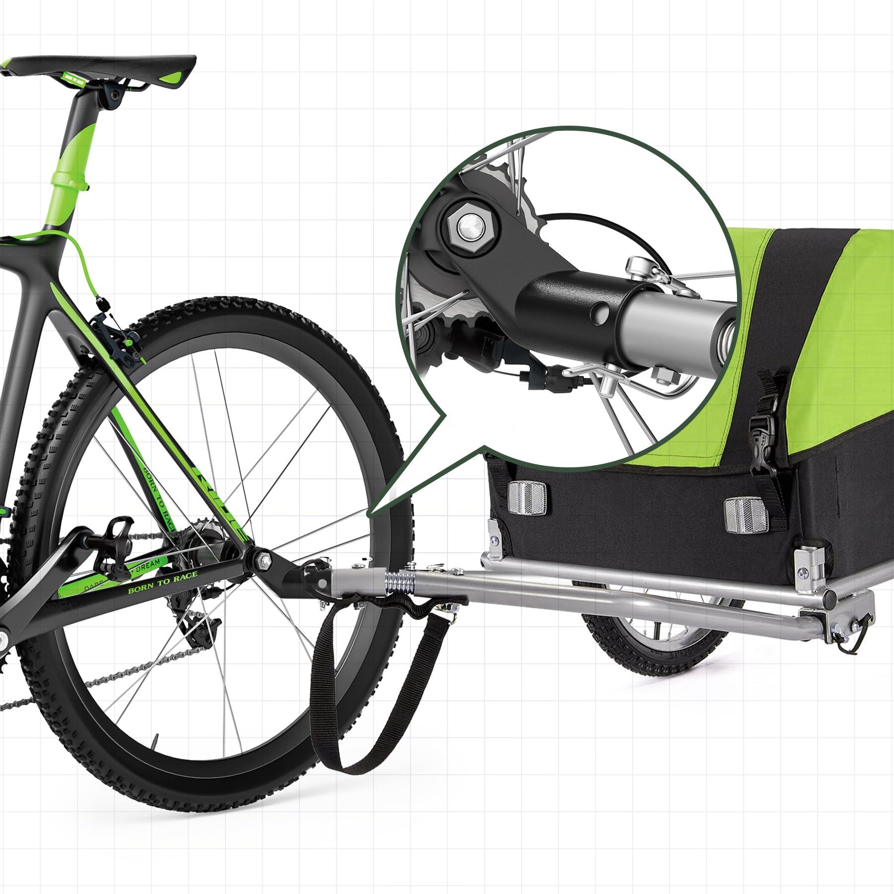 Titanker Titanker Upgraded Bike Trailer Hitch for Schwinn, Bike Trailer Coupler Bike Trailer Attachment for Instep, Bike Trailer Adapter for Cargo Trailer (1 PC-Black)