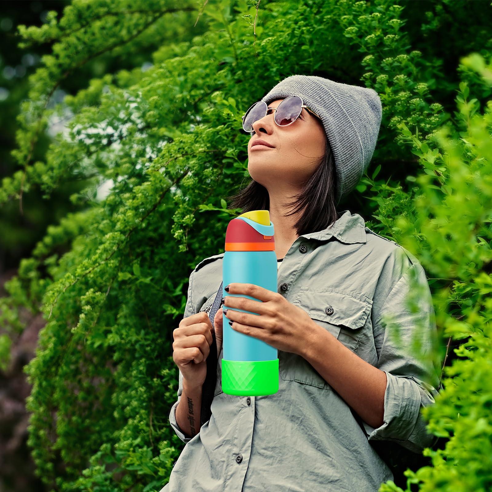 YOUCOX YOUCOX Silicone Boot for Owala Water Bottle 32 oz, 2PCS Anti-Slip Protective Sleeve for FreeSip/Twist/Flip Water Bottles, BPA Free, Dishwasher Safe, Bottom Bumper Cover Cup Accessories