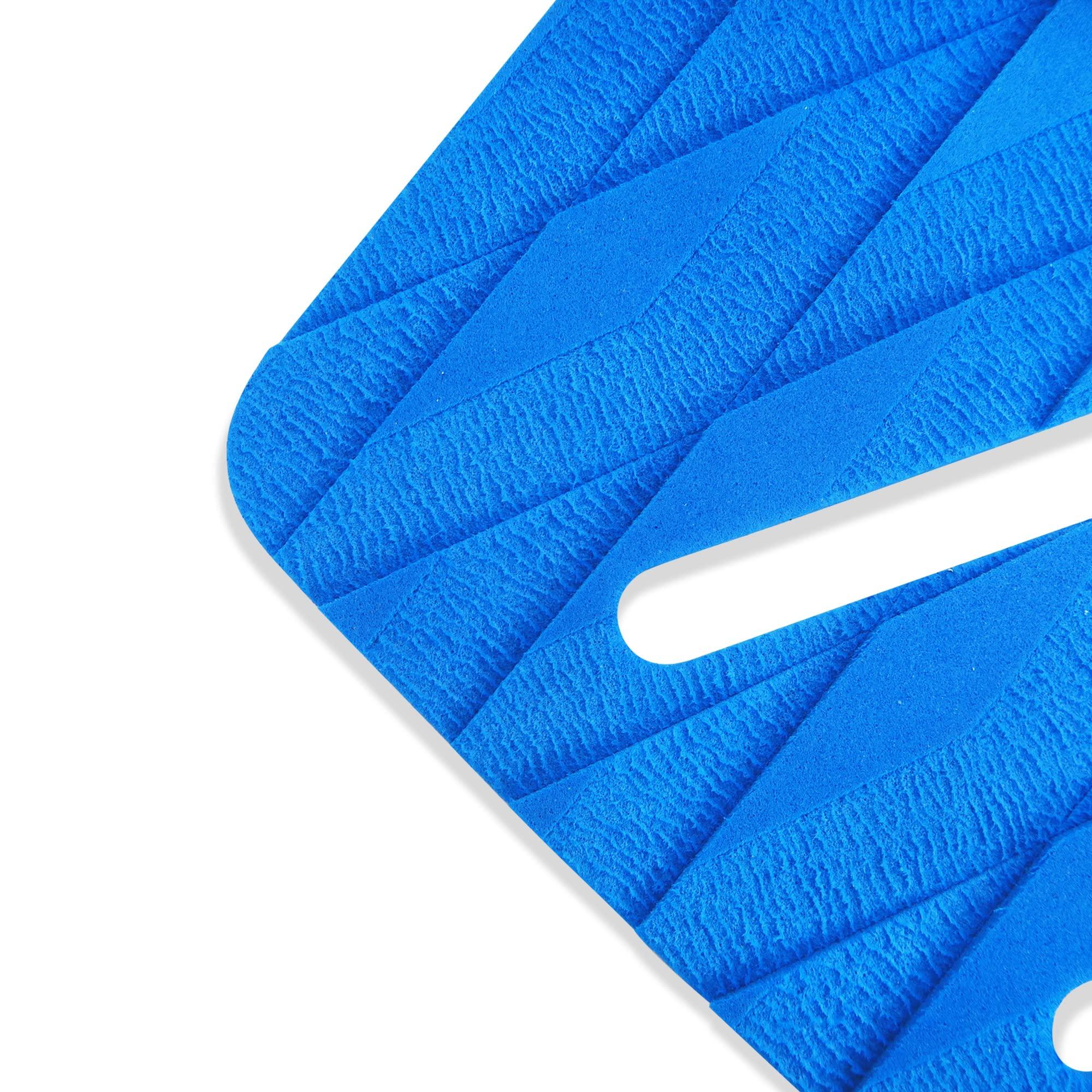 AQUBONA AQUBONA 3 Piece EVA Surfboard Deck Traction Pads for Stomp Skimboards, Surf Boards, Funboard, Fish Board