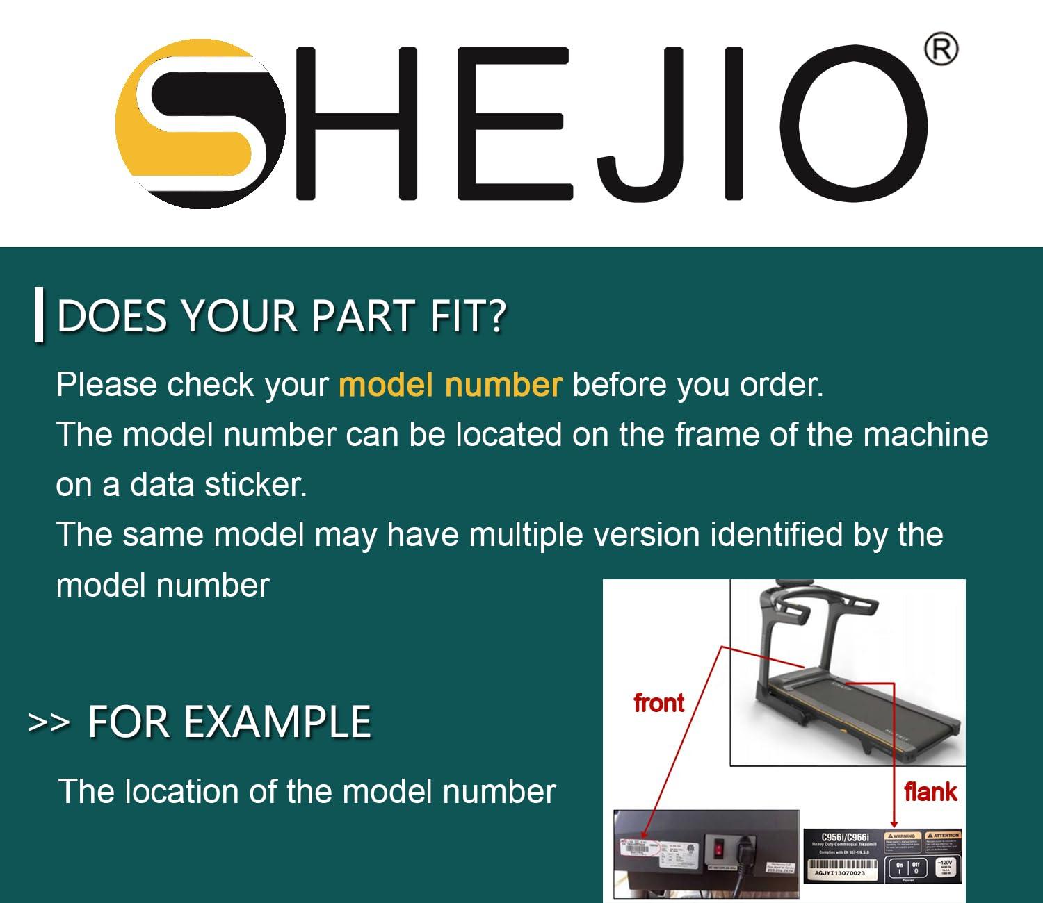 SHEJIO Treadmill (Running Belt) Walking Belt Compatible with NordicTrack T6.1,Model 249950,831.249950,GETL808110,GETL808140