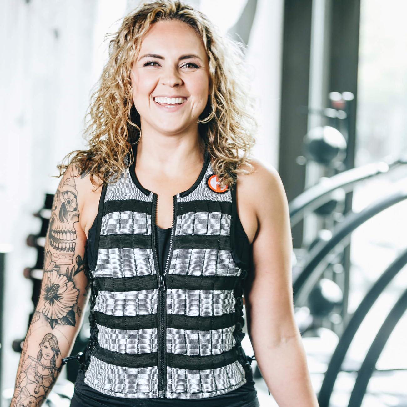 HYPERWEAR Hyperwear Hyper Vest PRO: Ultra-Thin, Adjustable Weighted Vest with Patented Comfort Stretch for Enhanced Fitness Training - Unisex Fit, Small Steel Weights (10 lbs SM)