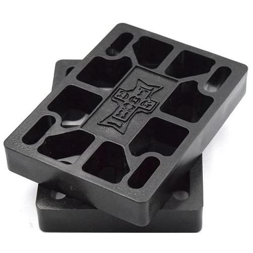 Dogtown Dogtown Skateboard Risers 1/2" Black for Old School Skateboards