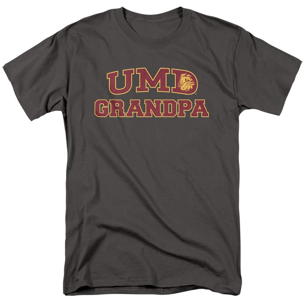 LOGOVISION University of Minnesota Duluth Official Grandpa Unisex Adult T Shirt, Charcoal, 4X-Large