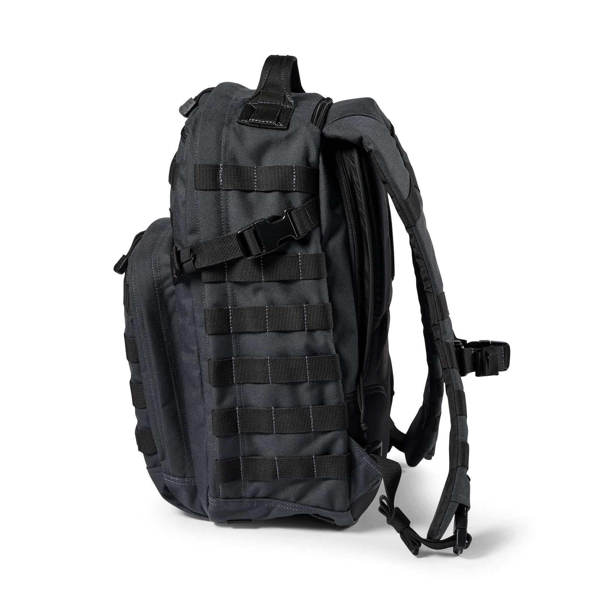 5.11 5.11 Tactical Backpack Rush 12 2.0 Military Molle Pack, CCW with Multiple Compartments, 24 Liter, Small, Style 56561, Double Tap