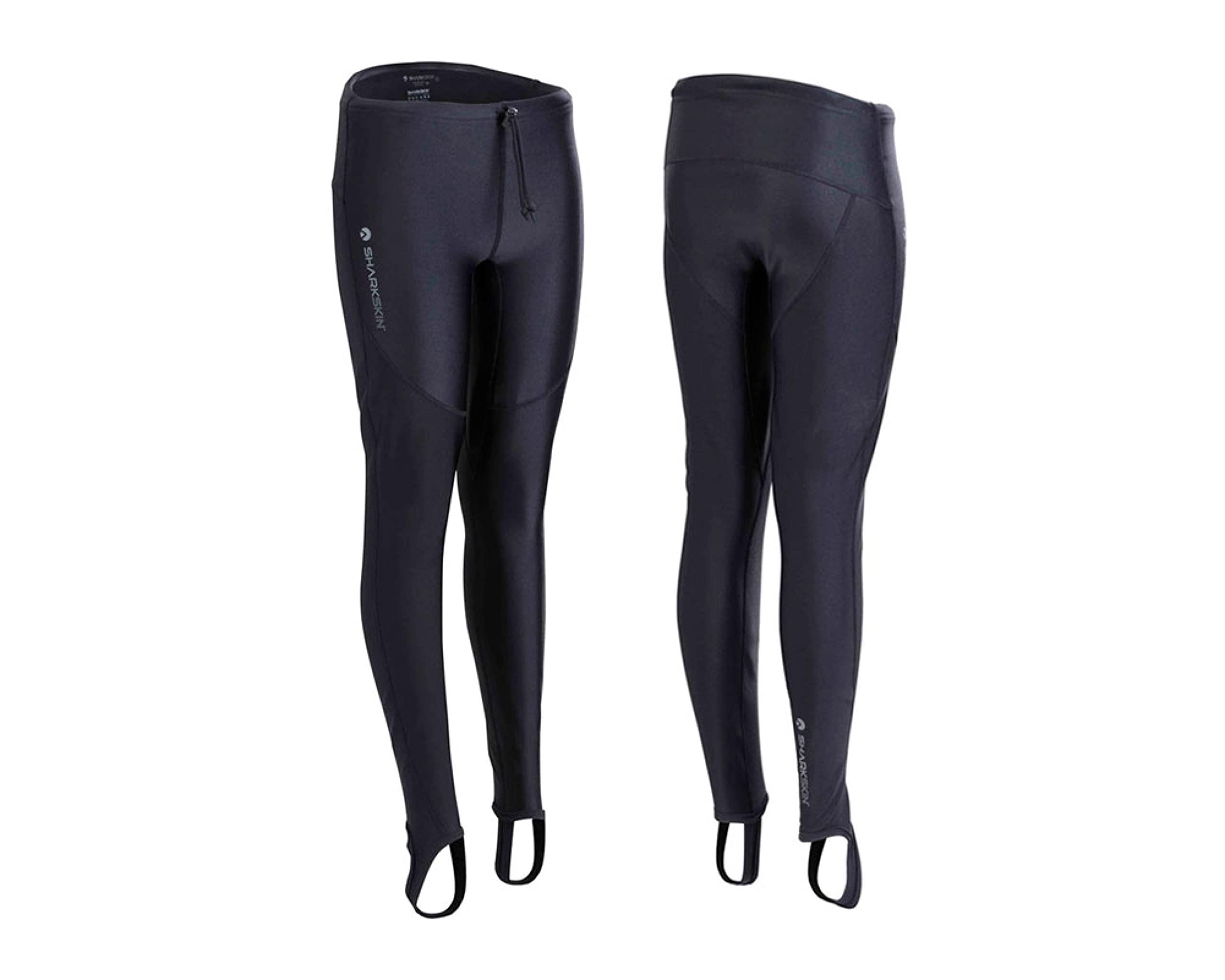 Sharkskin SHARKSKIN Womens Robust High-Waisted Chillproof Wetsuit Long Pants for Scuba Diving and Water Sports, Black, X-Small