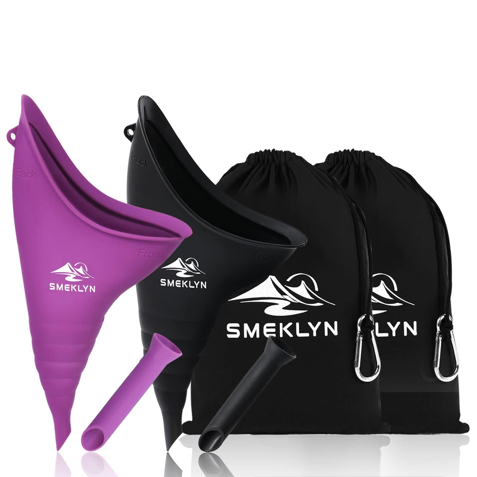 SMEKLYN SMEKLYN Female Urination Device Women Pee Funnel Reusable Silicone Urine Cup Female Urinal Post Surgery Pee Standing Up Perfect for Camping Hiking Travel Road Trip Accessories-Plus Size