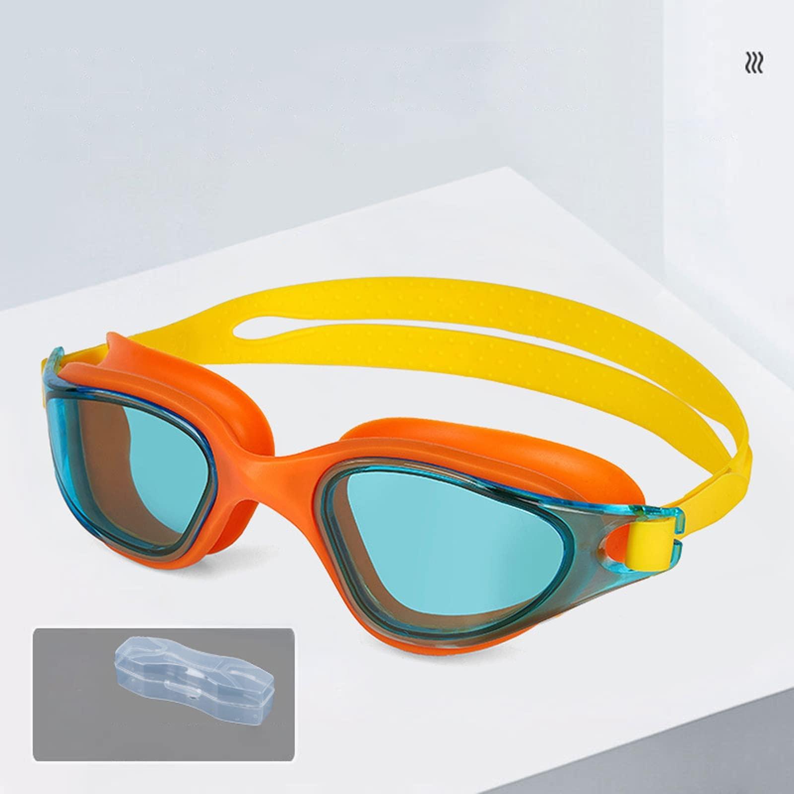 KELINFONG KELINFONG Swim Goggles Wide View Anti Fog No Leaking Anti Uv Clear Vision Goggles for Men Women Youth Adult